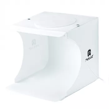 Photo box con illuminazione LED, 24x23x22 cm