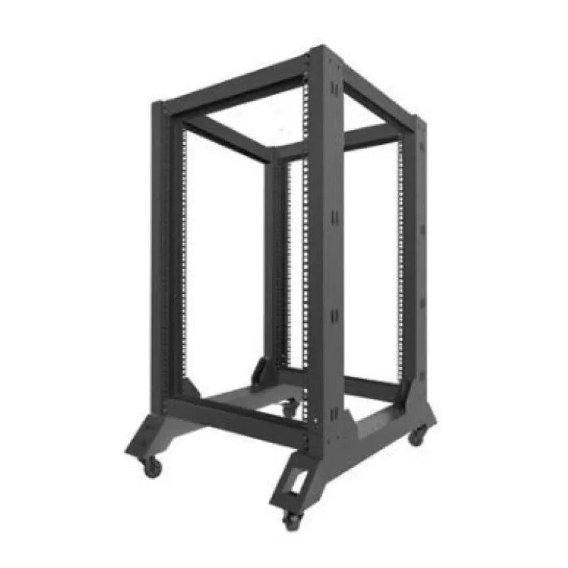 Lanberg Open Rack 19 18u 600x800 nero Lanberg