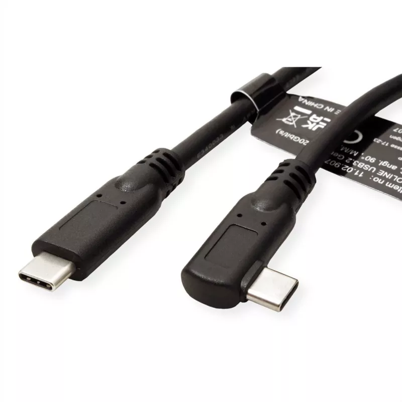 Secomp 11.02.9075 cavo USB 1 m USB 3.2 Gen 2 (3.1 Gen 2) USB C nero (11.02.9075)