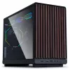 Pannello frontale Lian Li DAN Cases A3-mATX Wood Edition, noce / nero