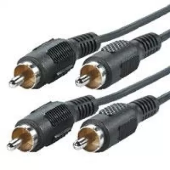 VALUE Secomp VALUE - Cavo audio - RCA maschio a RCA maschio