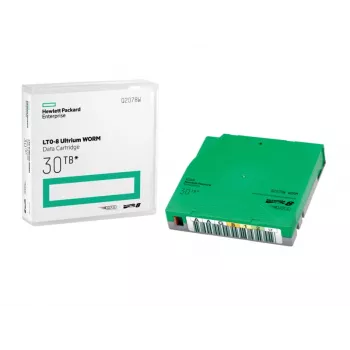Hewlett Packard Enterprise HPE Ultrium WORM Data Cartridge - LTO Ultrium WORM 8 - 12TB / 30TB - etichette - verde (Q2078W)