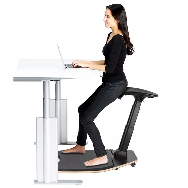 Sedia ergonomica MACLEAN MC-872 — regolabile in altezza, con meccanismo basculante
