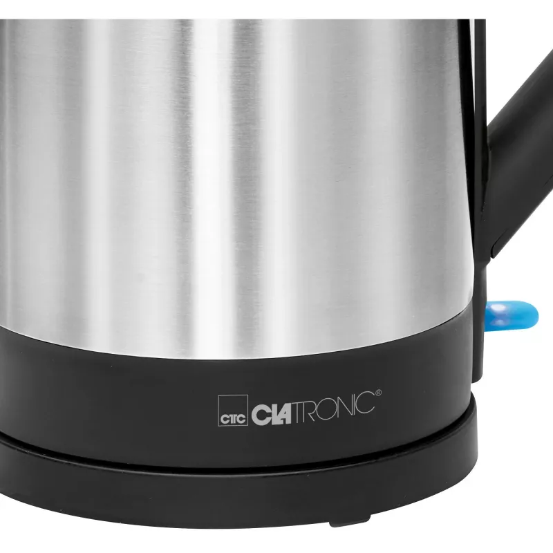 Bollitore Clatronic 1,5 L 2200 W nero acciaio inox