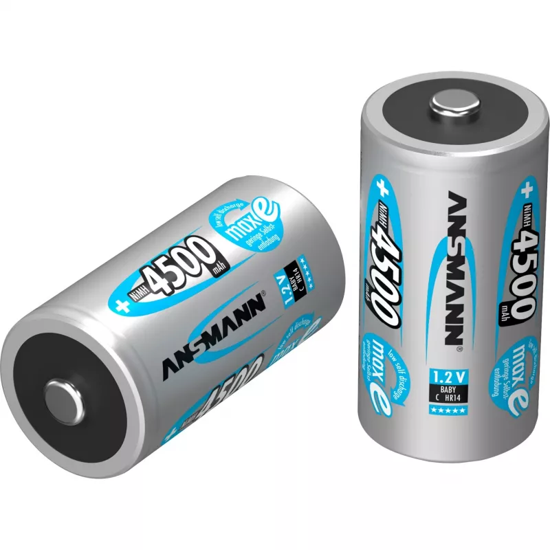 1x2 Ansmann maxe batteria ricaricabile NiMH Baby 4500 mAh (5035352)