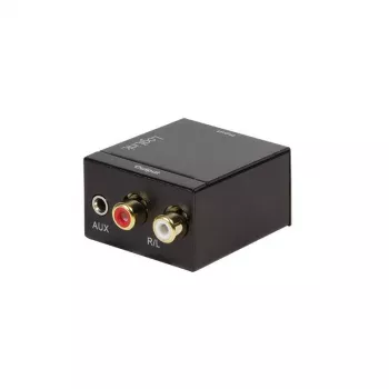 LogiLink CA0101 Adattatore audio Toslink / RCA / jack nero