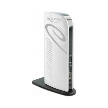 Docking station USB DeLOCK 87771 doppio HDMI Full-HD USB 3.2 LAN audio