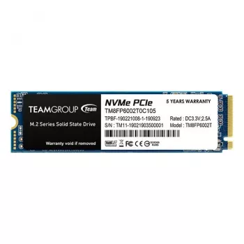 Team Group MP33 - SSD - 2 TB – Interno – M.2 2280 – PCIe 3.0 x4 (NVMe) – nero (TM8FP6002T0C101)