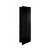 Armadio cama meble PAFOS 1D, 45×55,5×198,5 cm, nero opaco, 4 ripiani