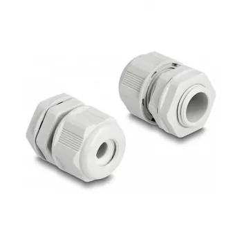 DeLOCK pressacavo EX M16 grigio 2 pz poliammide