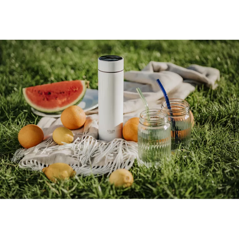 Adler | Thermos | AD 4506w | Materiale acciaio inox/silicone | Bianco