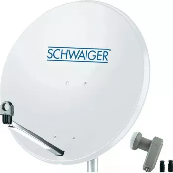 Parabola satellitare SCHWAIGER SPI9960SET2 80 cm con LNB twin per 2 utenti