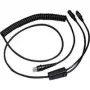 Honeywell - Adattatore tastiera / Cavo di rete - RJ-45 (M) - PS/2, 6 poli, alimentatore - 3,0 m - avvolto - nero (CBL-720-300-C00)