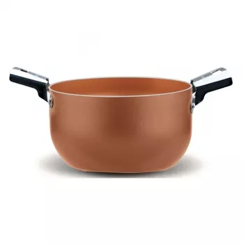 Casseruola Pensofal Cuprum 24-2 con manico in acciaio inox, 24 cm