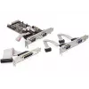 Scheda PCI Express DeLOCK 89177 4 x seriale 1 x parallela