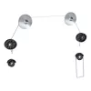 Maclean MC-557 - Supporto monitor/TV VESA, ultrasottile, 32-55 pollici, 50 kg