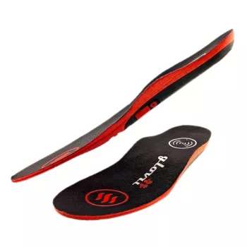 Solette riscaldate Glovii GW3L unisex, 100 % poliestere, nero — soletta riscaldata per l'inverno