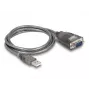 Adattatore cavo DeLOCK 61400 USB A RS-232 nero