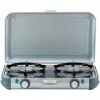 Fornello da campeggio con griglia portatile Campingaz 2213311, 2 zone, 5,4 kg, 490×350 mm, nero/grigio/argento