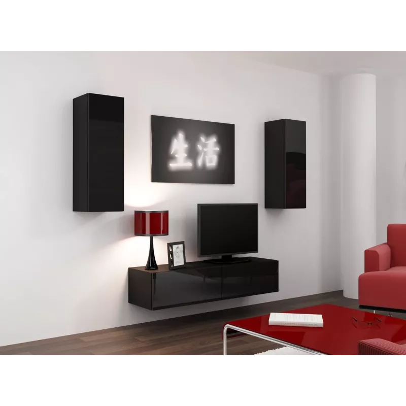 Cama supporto TV VIGO 140 30/140/40 nero/nero lucido