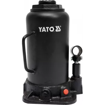 Cric meccanico YATO YT-17007, capacità 20.000 kg, corsa 24,2–45,2 cm, pistone 150 mm, testa Ø45 mm, peso 10,5 kg