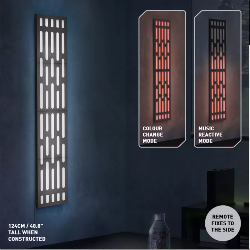 Applique da parete Paladone PP13141SW LED design Star Wars, applique LED da parete