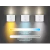 Beper P201UTP305 lampada LED ricaricabile con altezza regolabile, da terra e fissabile a parete, 2,3 W, dimmerabile, bianca