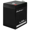 Qoltec 53033 batteria AGM 12 V 4,5 Ah, max 1,35 A, senza manutenzione