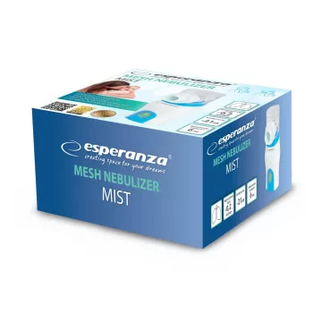 Inalatore portatile ESPERANZA ECN005 — nebulizzatore tascabile compatto, 0,2 ml/min, 21 dB, USB, 2×AA