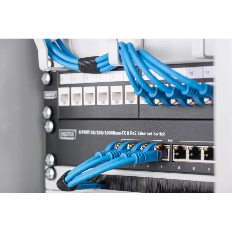 Pannello per gestione cavi Digitus DN-10 ORG-1U