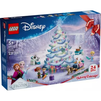 Giocattolo da costruzione LEGO Disney Frozen Calendario dell'Avvento 2025 Set 43273 — 231 pezzi, 4 minifigure, età 5+