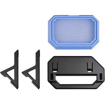 Kit supporto chassis per The Tower 600 Hydrangea Blue (nero/blu, per posizionamento orizzontale)