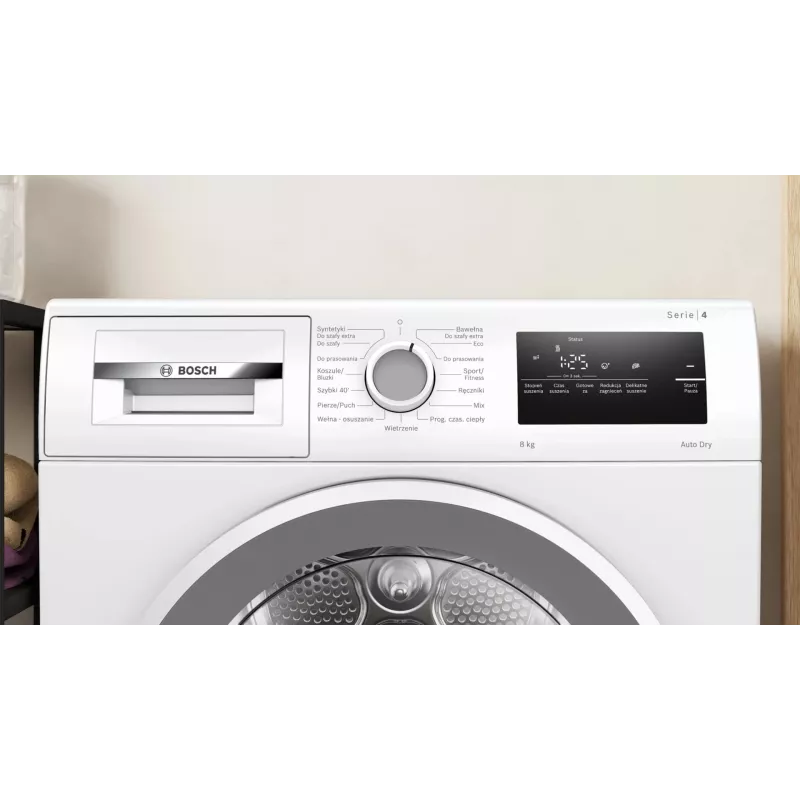 Asciugatrice a pompa di calore Bosch WTH86277PL 8 kg bianco