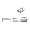 Tappo di protezione per connettore femmina HDMI mini-C DeLOCK 64028