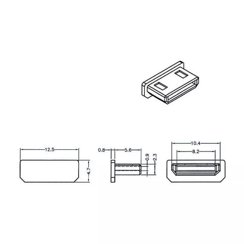 Tappo di protezione per connettore femmina HDMI mini-C DeLOCK 64028