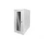 Digitus Case per computer con porta in vetro, su rotelle, con serratura, con feritoie di ventilazione