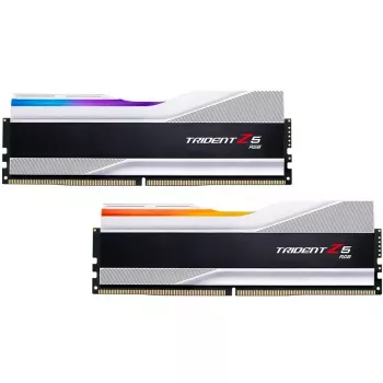 DIMM 32 GB DDR5-8000 (2x 16 GB) kit dual, memoria argento/nero, F5-8000J3848H16GX2-TZ5RS, Trident Z5 RGB, INTEL XMP