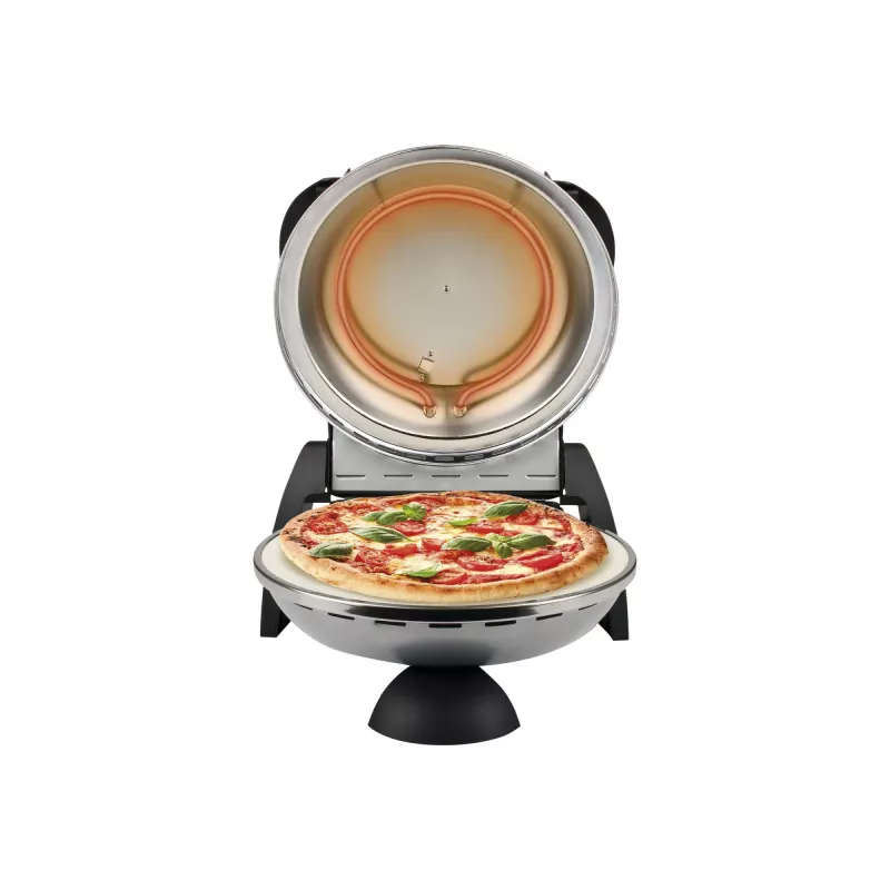Pizzamaker G3FERRARI Delizia 1200 W, superficie refrattaria, max 400 °C, pizza 31 cm, timer, termostato