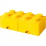 Cassetto contenitore LEGO Brick 8 — giallo (modello 40061732) cassetto per riporre mattoncini e piccoli pezzi