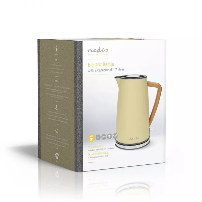 Bollitore Nedis KAWK510EYW 1,7 L giallo