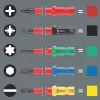 Set di cacciaviti Wera Kraftform Kompakt VDE 60 iS isolato 50 mm — set di precisione isolato elettricamente