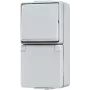 JUNG 676 W - interruttore a bilanciere - bianco - 250 V - 10 A - 70 mm - 47 mm