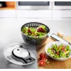Centrifuga per insalata GEFU Speedwing 28150 — ciotola trasparente 5 L, comando a pulsante, corpo in plastica