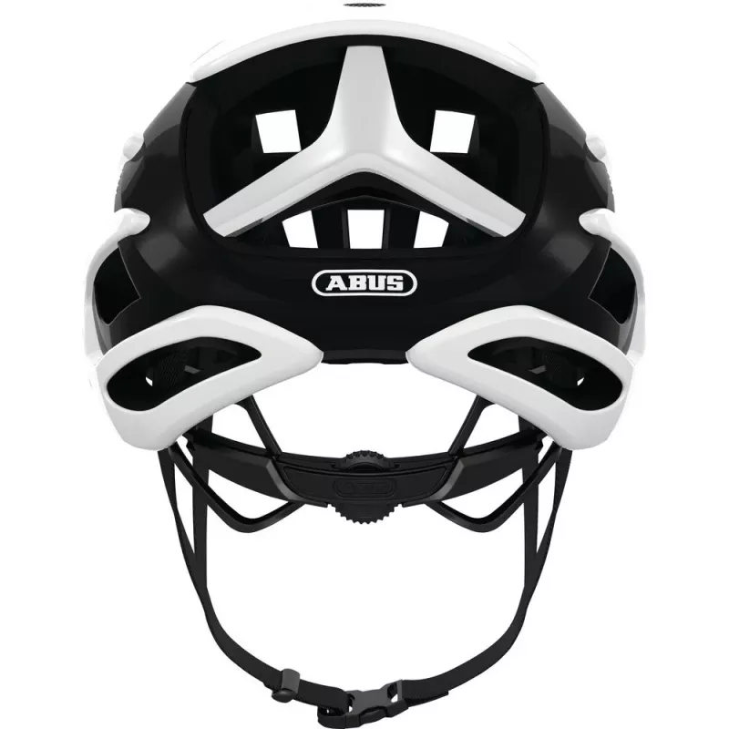 Casco a calotta ABUS AirBreaker nero bianco costruzione In-Mold