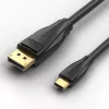 Cavo Vention USB-C a DisplayPort 8K 2 m, USB Type-C a DP, nero