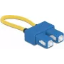 Adattatore loopback fibra ottica DeLOCK 86920 SC UPC monomodale blu