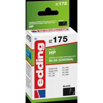 EDDING EDD-175 - compatibile - nero - HP - HP Color Copier 410 HP Color Copier 1315 HP Color Copier 7450 HP Deskjet 5100 HP Deskjet 5145 HP...