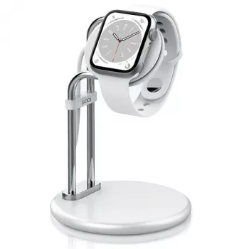 Supporto di ricarica per Apple Watch SAW-300 a induzione argento