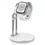 Supporto di ricarica per Apple Watch SAW-300 a induzione argento