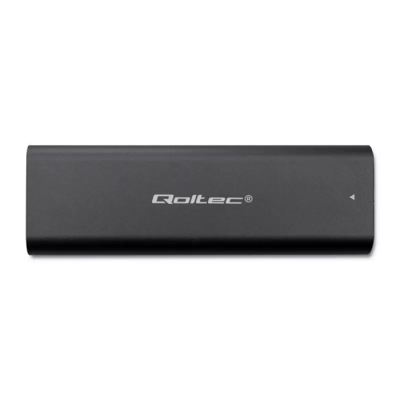 Qoltec 50312 contenitore per SSD M.2 NVMe, USB Type-C, nero